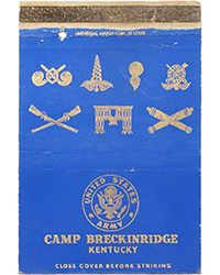 Matchbook cover